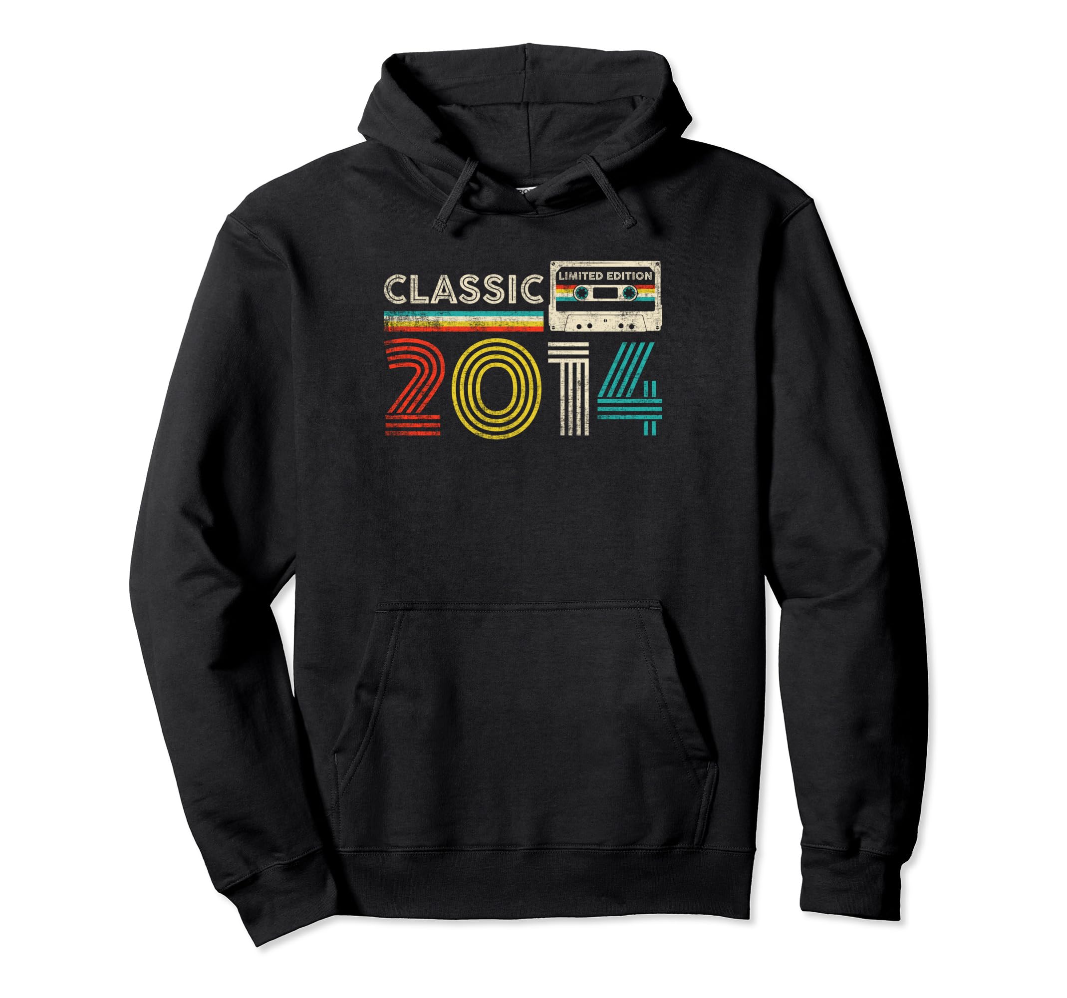 2014 Birthday 2014 Cassette Tape Hoodie - Unique Graphic Unisex - T-Shirt, Sweatshirt, Hoodie