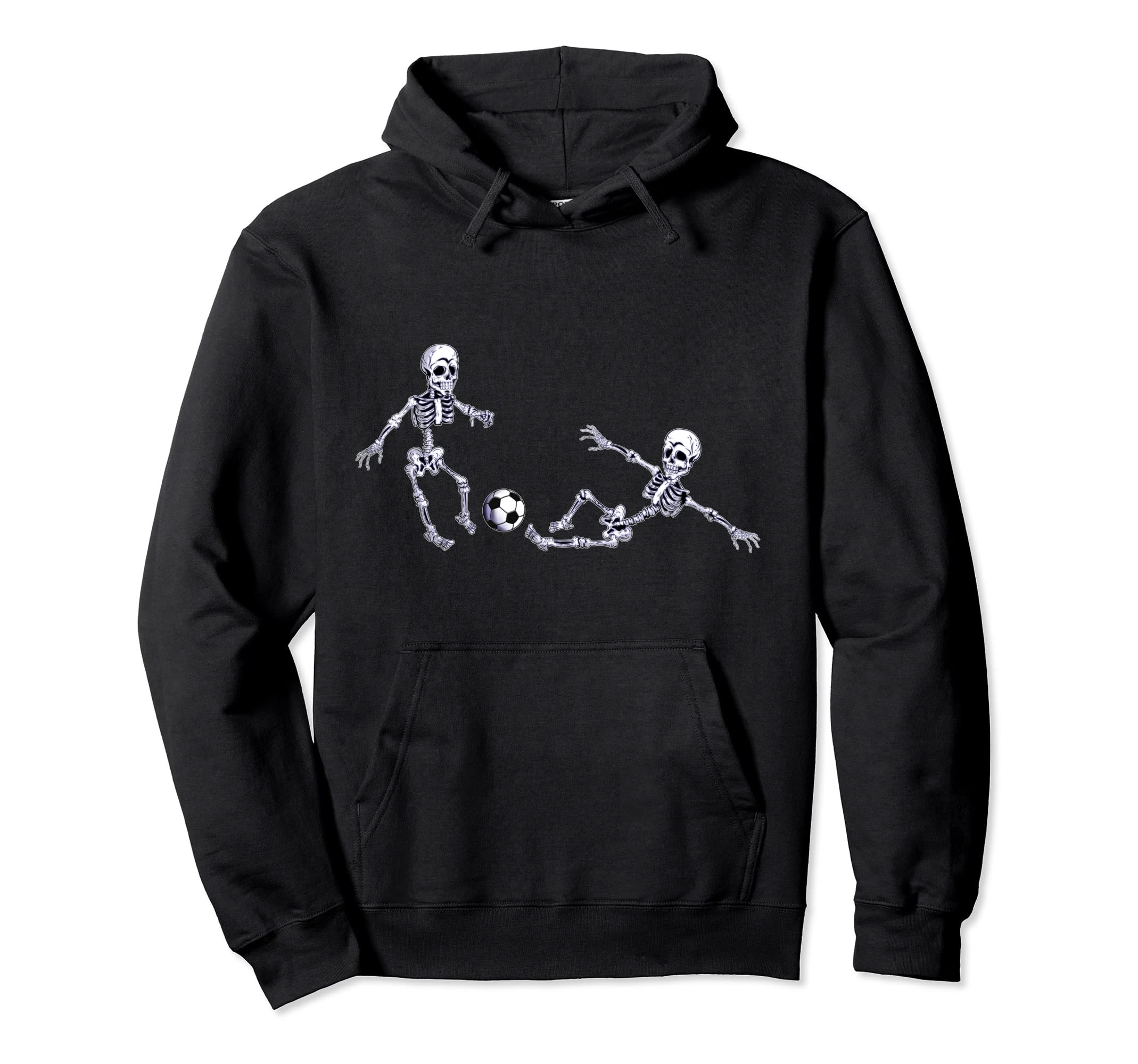 Skeletons Skeleton Kicking Slide Tackle Hoodie - Graphic Print Unisex - T-Shirt, Sweatshirt, Hoodie