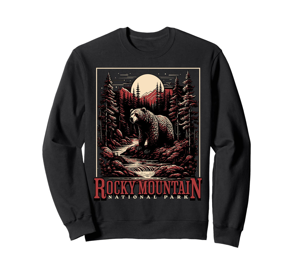 Rocky Mountain National Parks Sweatshirt - Aesthetic Graphic for Adults - T-Shirt, Sweatshirt, Hoodie