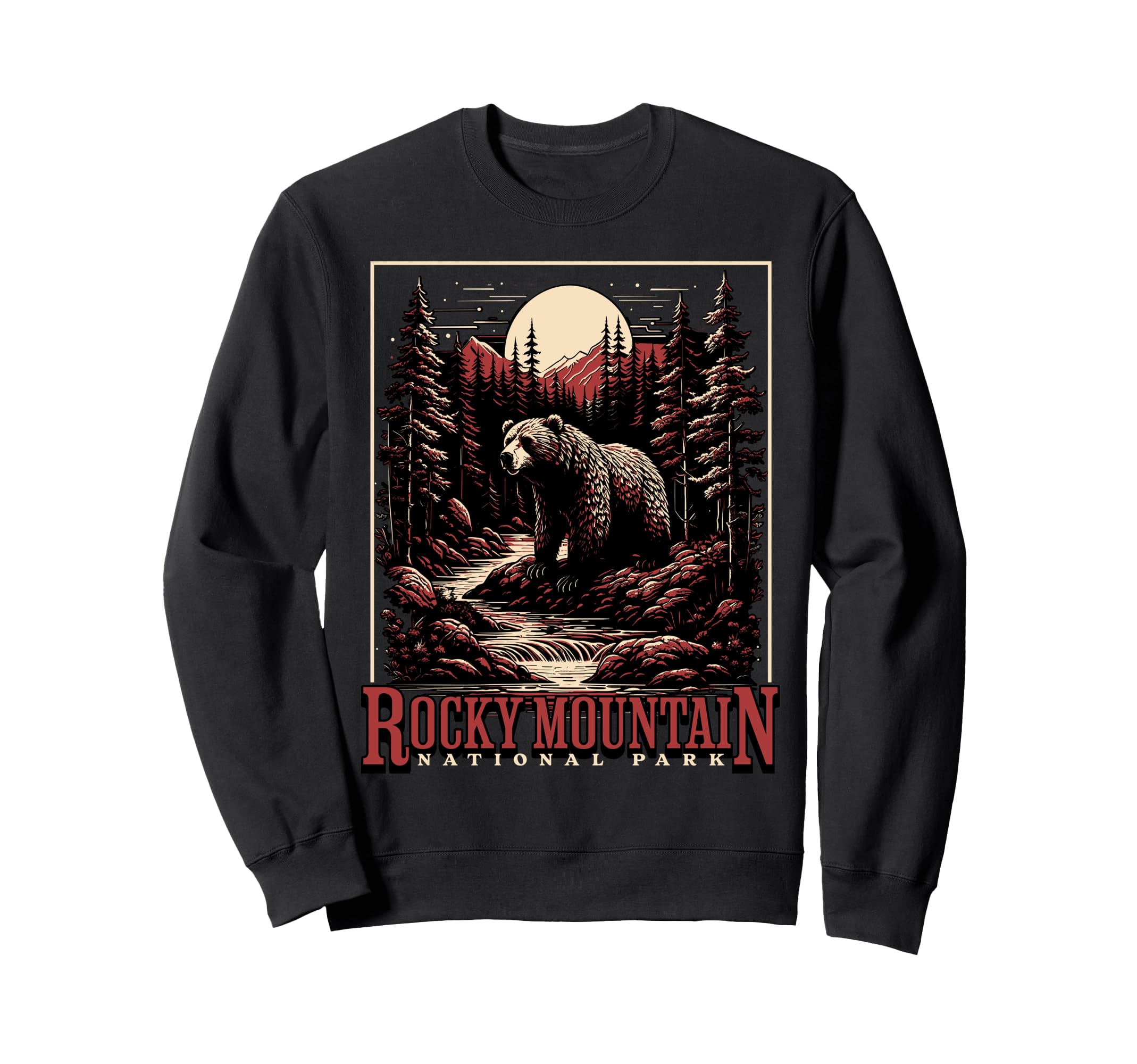 Rocky Mountain National Parks Sweatshirt - Aesthetic Graphic for Adults - T-Shirt, Sweatshirt, Hoodie