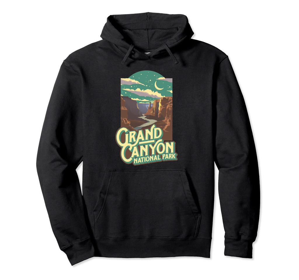 Grand Canyon National Park Night Hoodie - Casual Everyday Wear Men Women - T-Shirt, Sweatshirt, Hoodie