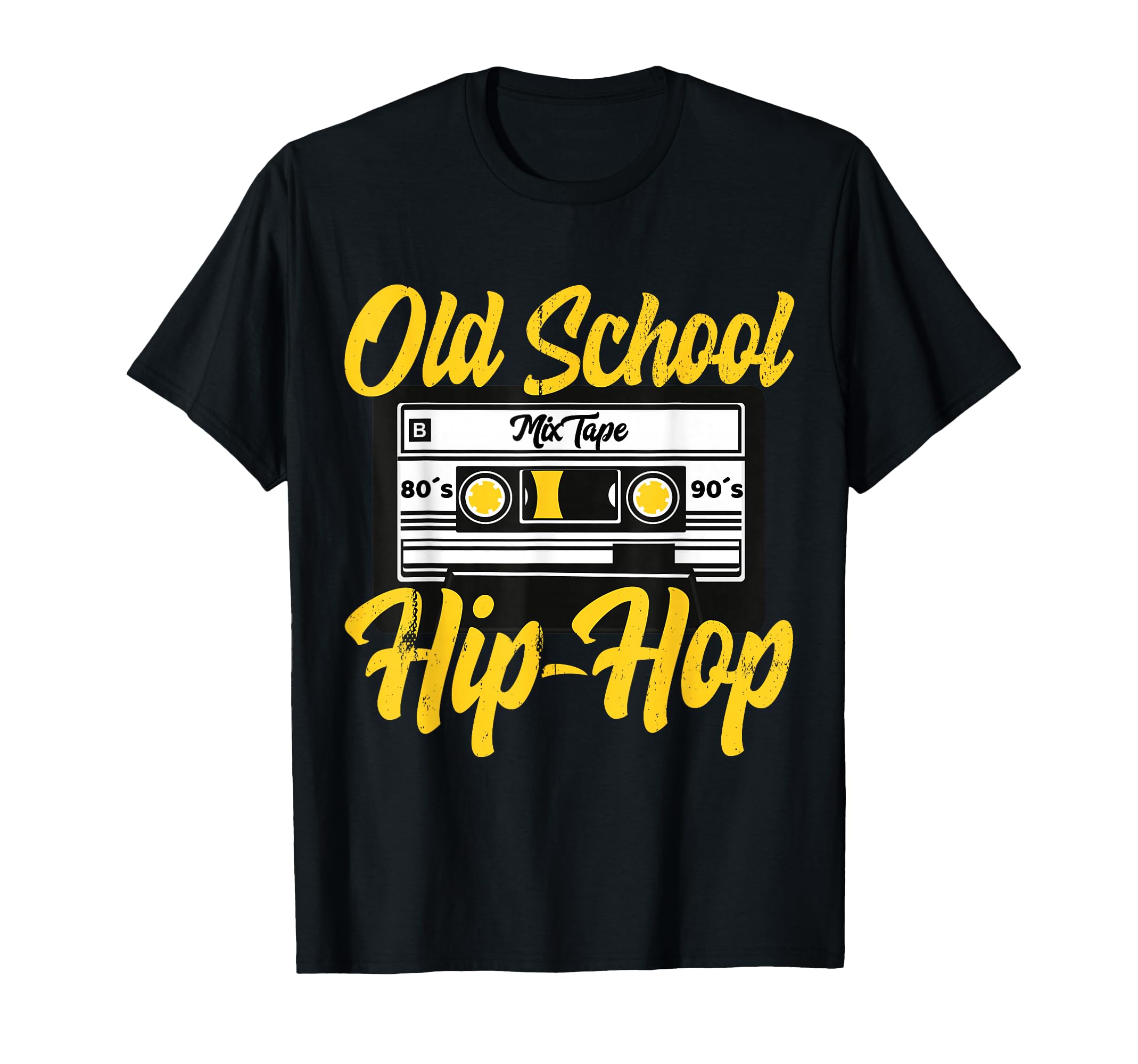 Old School Hip Hop 80S 90S Mixtape T-Shirt - Minimalist Print for Adults - T-Shirt, Sweatshirt, Hoodie