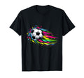 Soccer Player Paint Splash Colorful T-Shirt - Novelty Apparel for Adults - T-Shirt, Sweatshirt, Hoodie