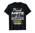 Proud Auntie Soccer Senior 2026 T-Shirt - Custom Art Print Men Women - T-Shirt, Sweatshirt, Hoodie