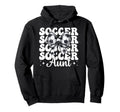 Soccer Aunt Soccer Auntie Coquette Bow Hoodie - Streetwear Style Men Women - T-Shirt, Sweatshirt, Hoodie