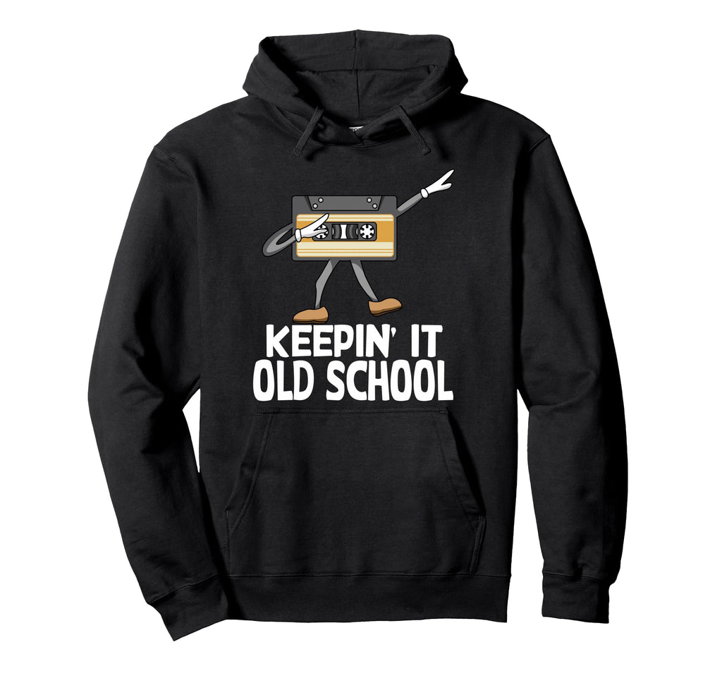 Old School Hip Hop 80S 90S Mixtape Hoodie - Fun Novelty Design for Adults - T-Shirt, Sweatshirt, Hoodie