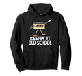 Old School Hip Hop 80S 90S Mixtape Hoodie - Fun Novelty Design for Adults - T-Shirt, Sweatshirt, Hoodie
