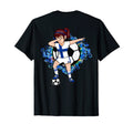 Dabbing Soccer Finland Jersey Floral T-Shirt - Aesthetic Graphic Unisex - T-Shirt, Sweatshirt, Hoodie