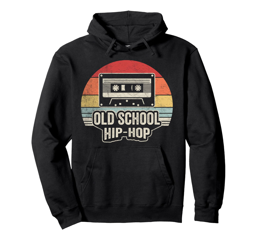 Old School Hip Hop Music Cassette Vibe Hoodie - Trendy Graphic Men Women - T-Shirt, Sweatshirt, Hoodie