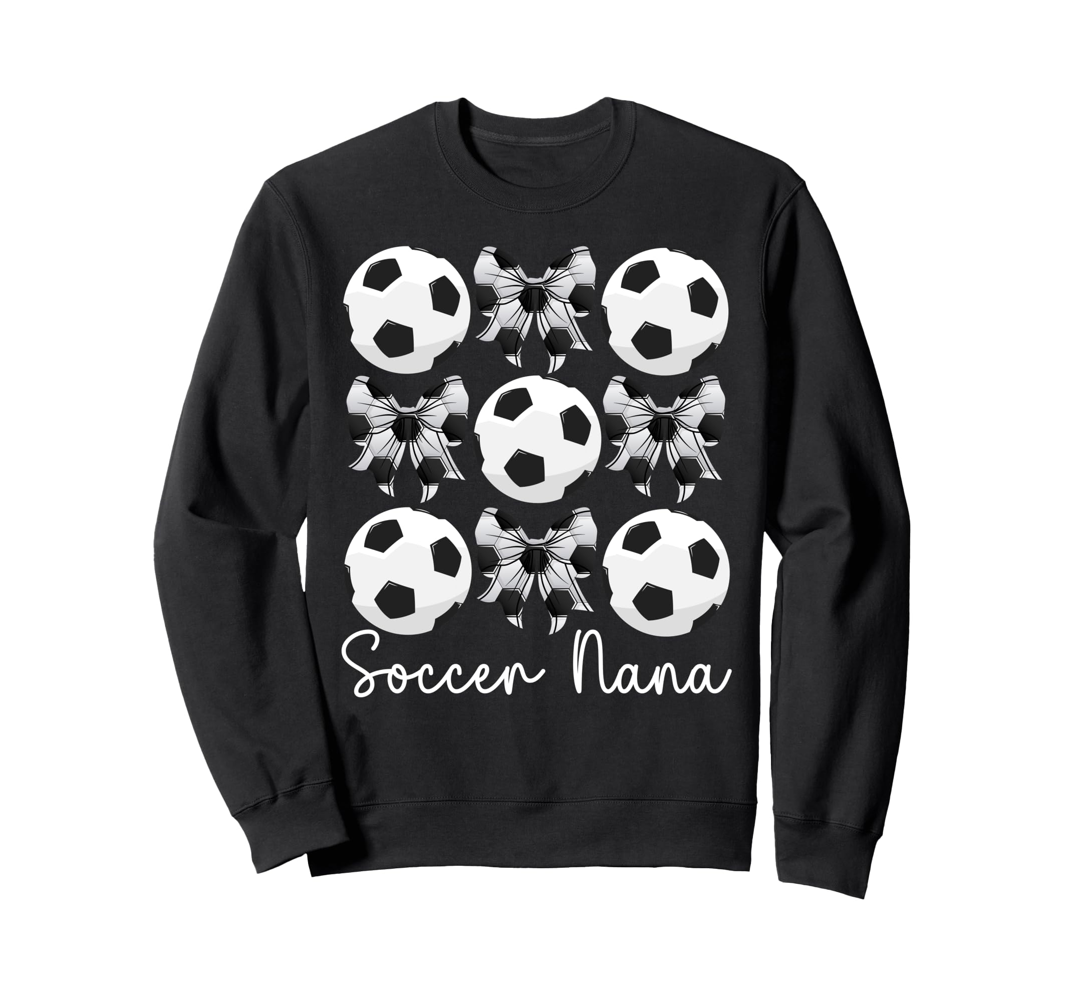 Soccer Nana Coquette Nana Soccer Player Sweatshirt - Unique Graphic Unisex - T-Shirt, Sweatshirt, Hoodie