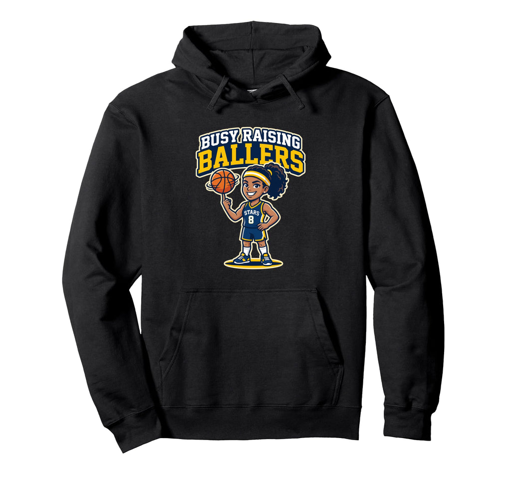 Busy Raising Ballers Basketball Mom Hoodie - Streetwear Style Men Women - T-Shirt, Sweatshirt, Hoodie