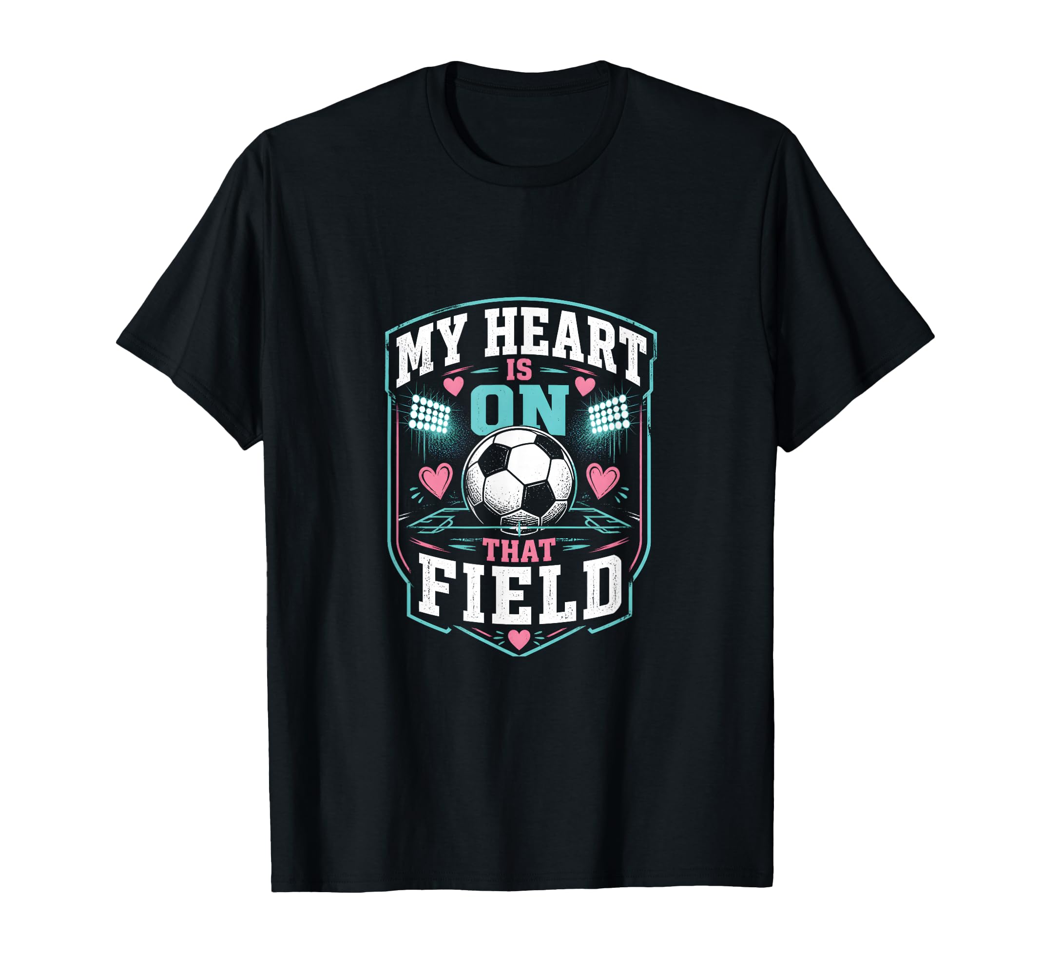 My Heart Is That Field Soccer Mom T-Shirt - Novelty Apparel Men Women - T-Shirt, Sweatshirt, Hoodie