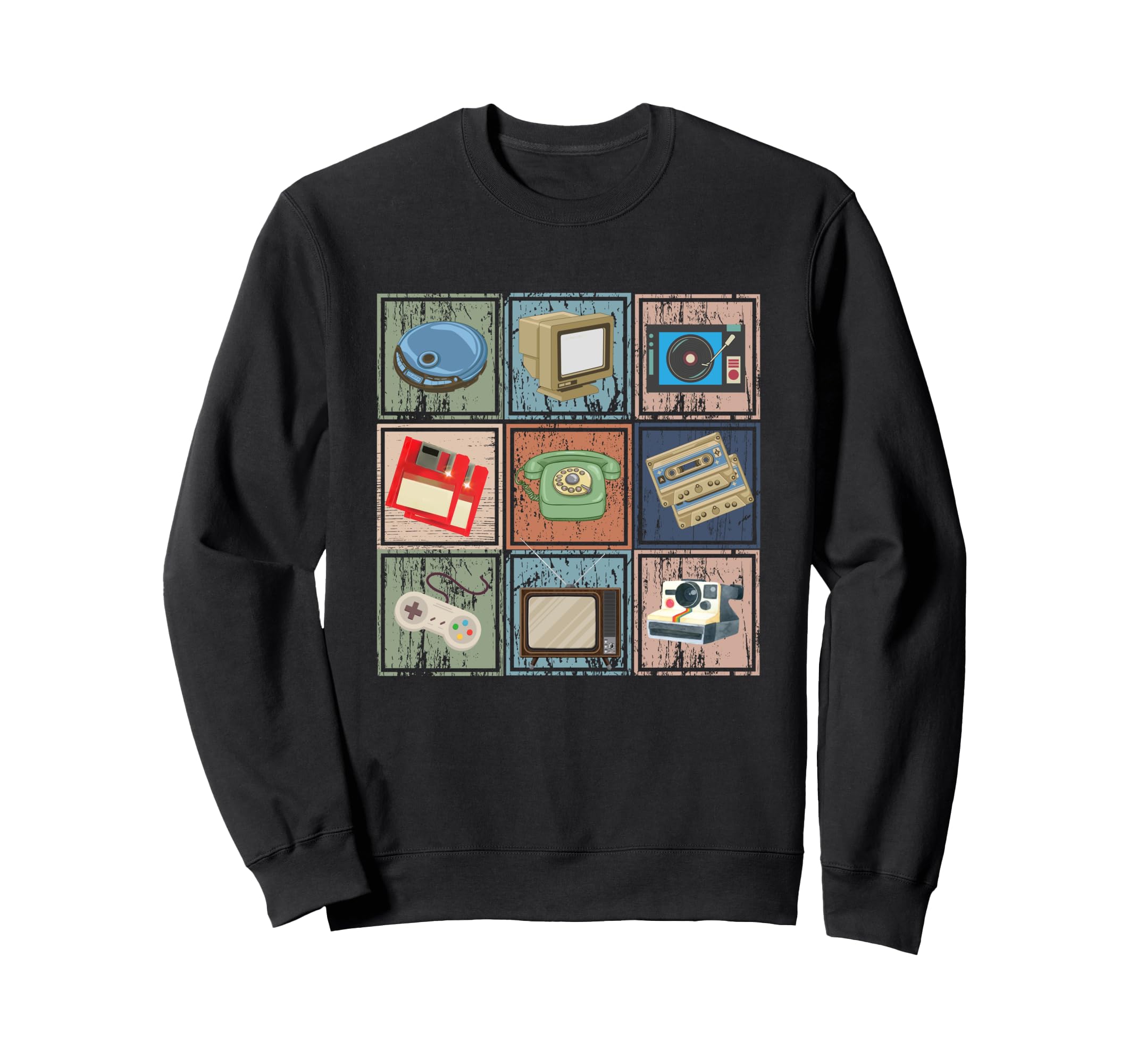 Electronic Devices 80S And 90S Sweatshirt - Minimalist Print Men Women - T-Shirt, Sweatshirt, Hoodie