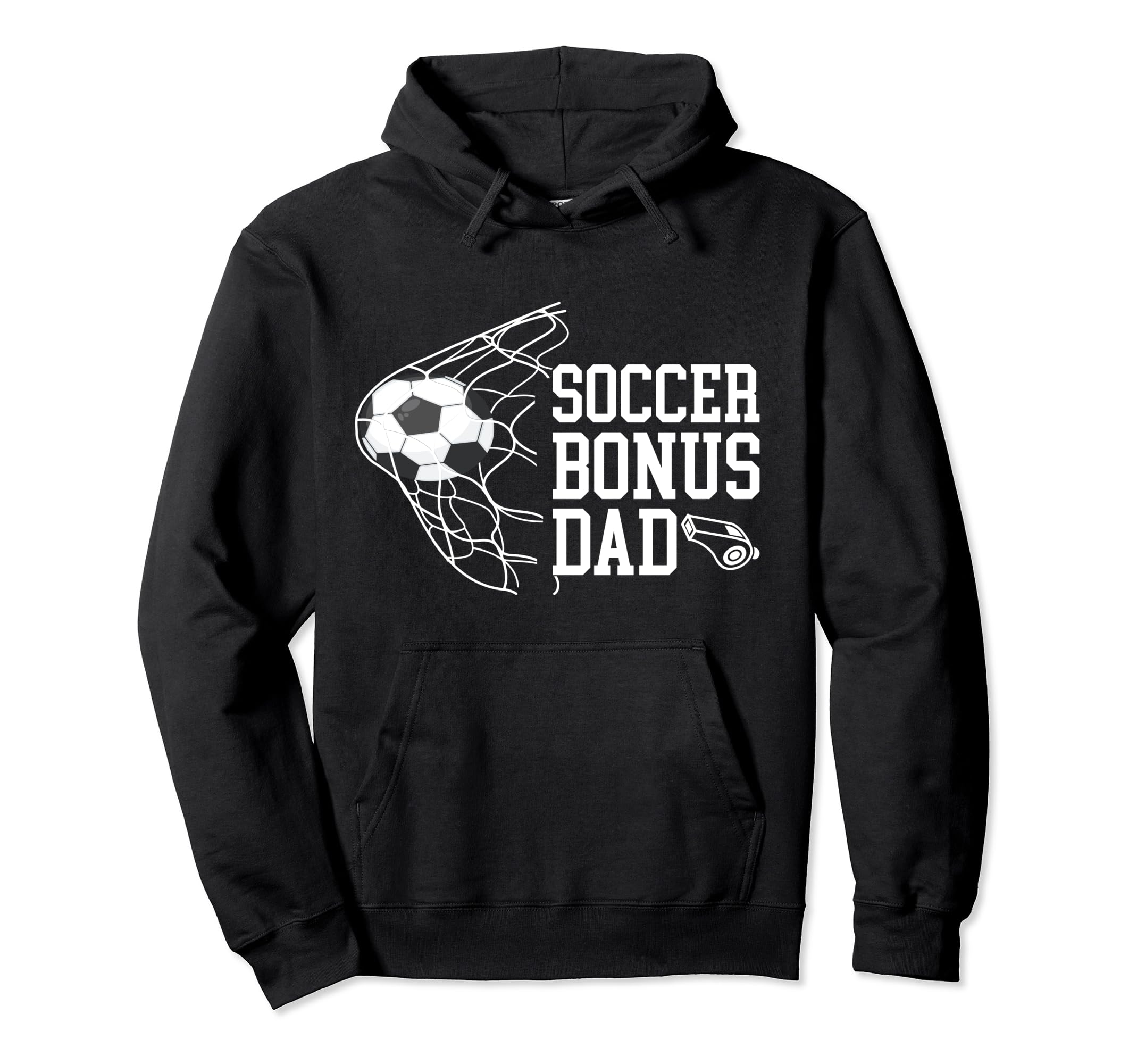 Soccer Bonus Dad Soccer Step Dad Hoodie - Custom Art Print Men Women - T-Shirt, Sweatshirt, Hoodie
