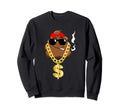 90S Hip Hop Old School Poop Sweatshirt - Fun Novelty Design for Adults - T-Shirt, Sweatshirt, Hoodie