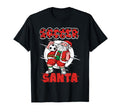 Soccer Pajamas Jingle Balls Soccer Santa T-Shirt - Graphic Print Unisex - T-Shirt, Sweatshirt, Hoodie