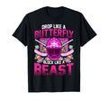 Ice Hockey Goalie Drop Like Butterfly T-Shirt - Novelty Apparel Unisex - T-Shirt, Sweatshirt, Hoodie