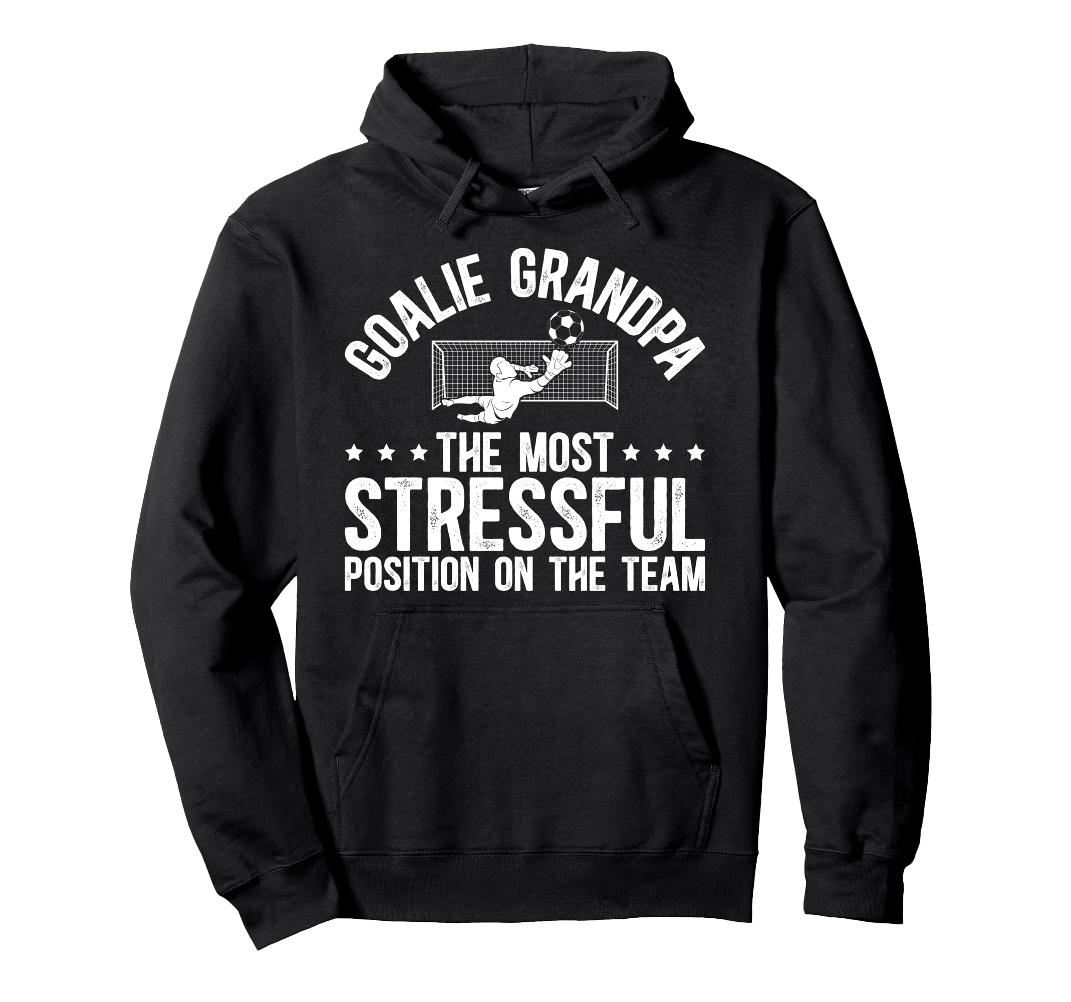 Funny Soccer Goalie Grandpa Soccer Hoodie - Custom Art Print Men Women - T-Shirt, Sweatshirt, Hoodie