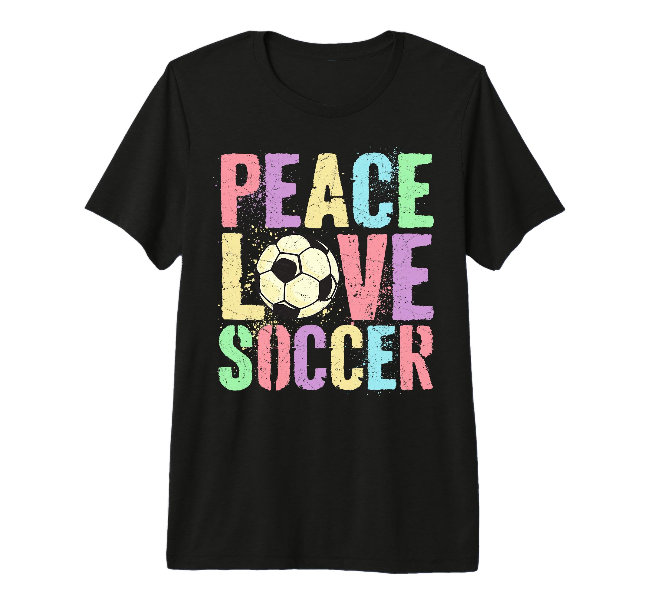 Peace Love Soccer Score Club Mom Game T-Shirt - Unique Graphic for Adults - T-Shirt, Sweatshirt, Hoodie