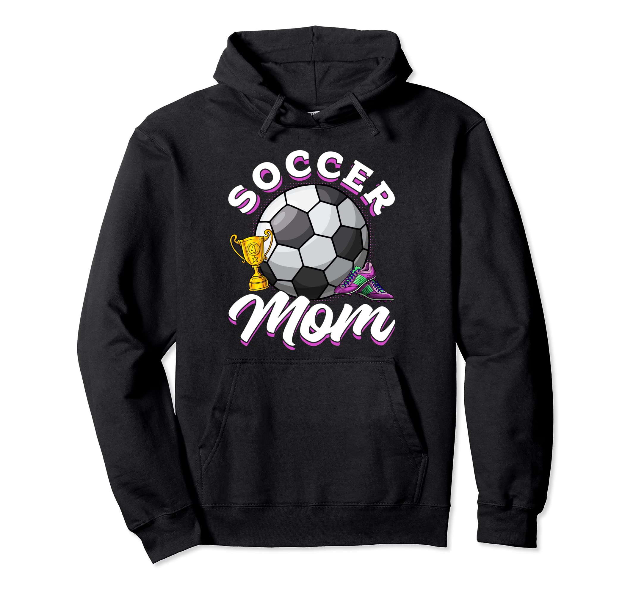 Soccer Game Day Soccer Mom Mama Hoodie - Custom Art Print for Adults - T-Shirt, Sweatshirt, Hoodie