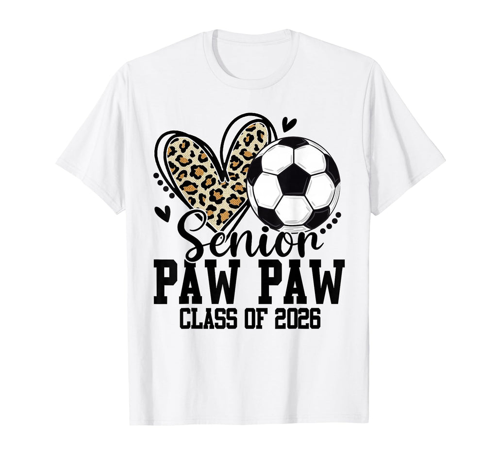 Senior Paw Paw Class 2026 Soccer T-Shirt - Minimalist Print for Adults - T-Shirt, Sweatshirt, Hoodie