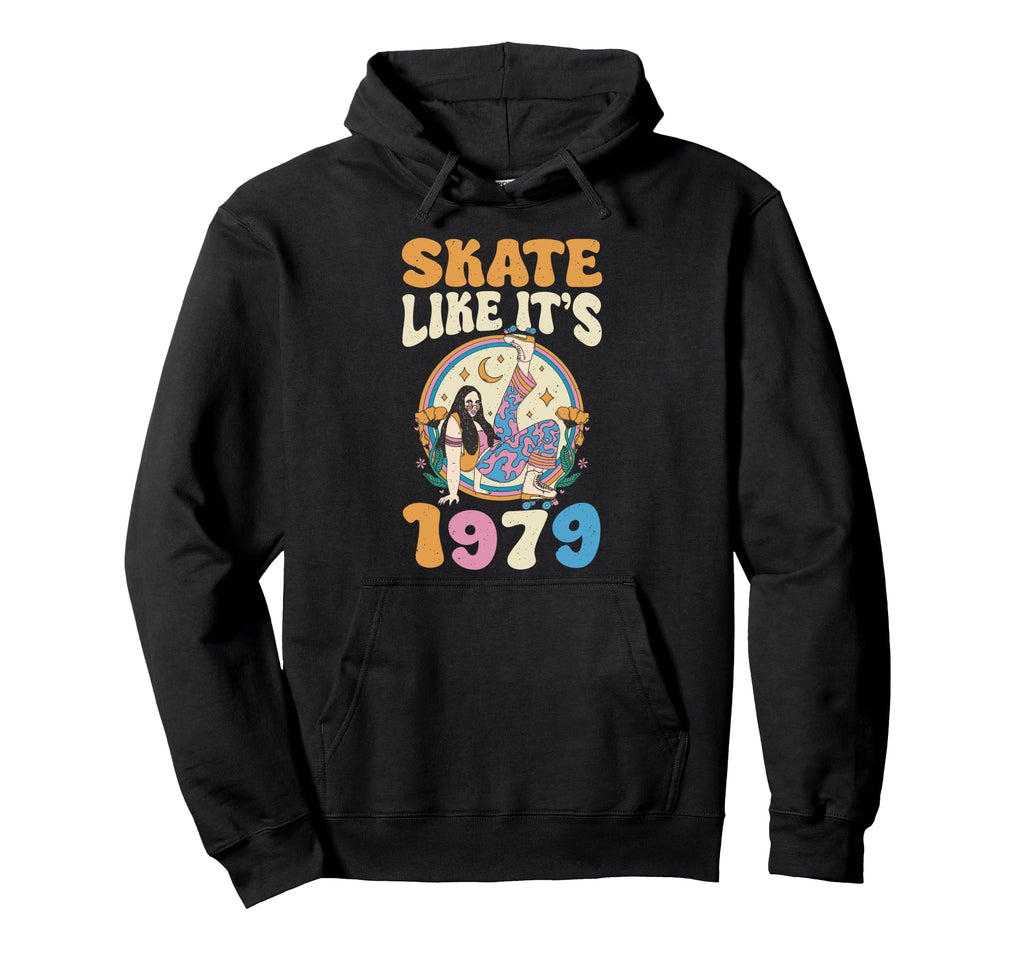 Roller Skating 70S 80S Roller Skate Hoodie - Fun Novelty Design for Adults - T-Shirt, Sweatshirt, Hoodie