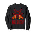 Hail Skatin Rollerskates Sweatshirt - Minimalist Print for Adults - T-Shirt, Sweatshirt, Hoodie