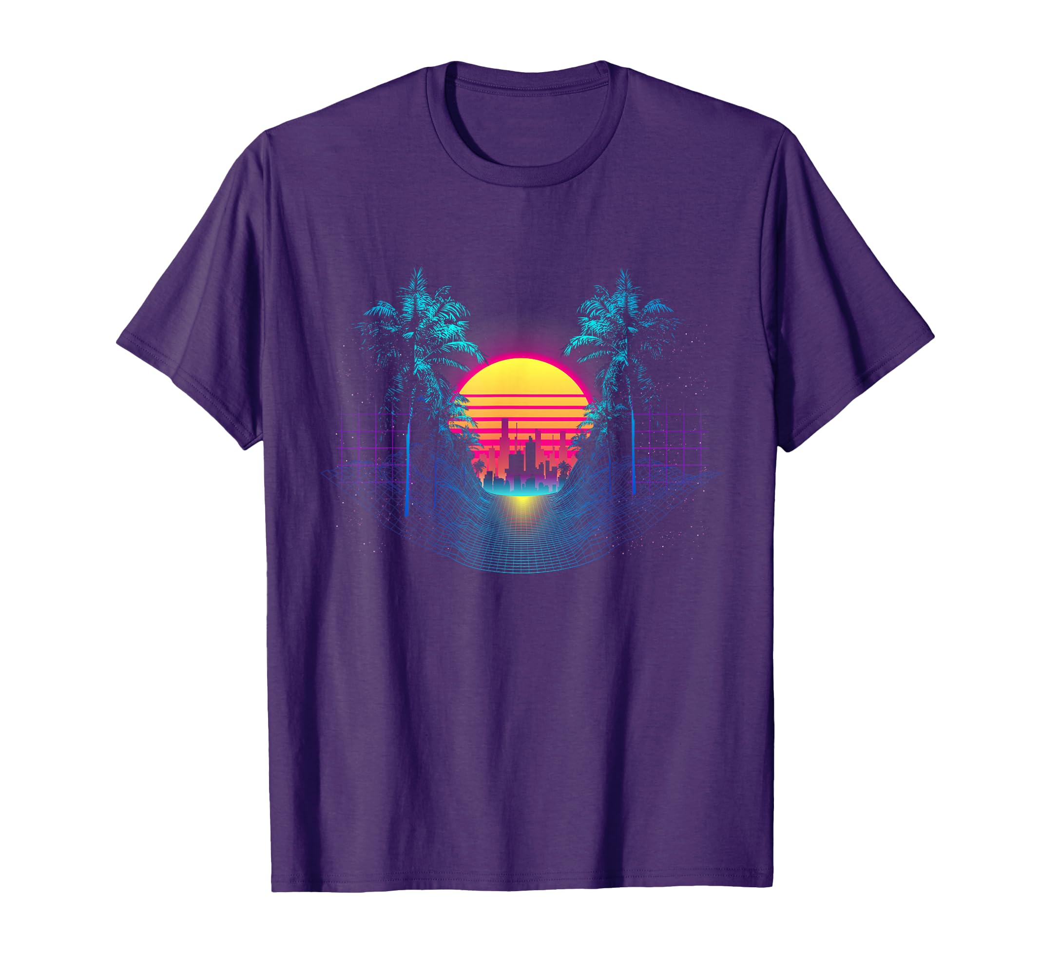 Outrun Synthwave Vaporwave Aesthetic 80S T-Shirt - Aesthetic Graphic Unisex - T-Shirt, Sweatshirt, Hoodie