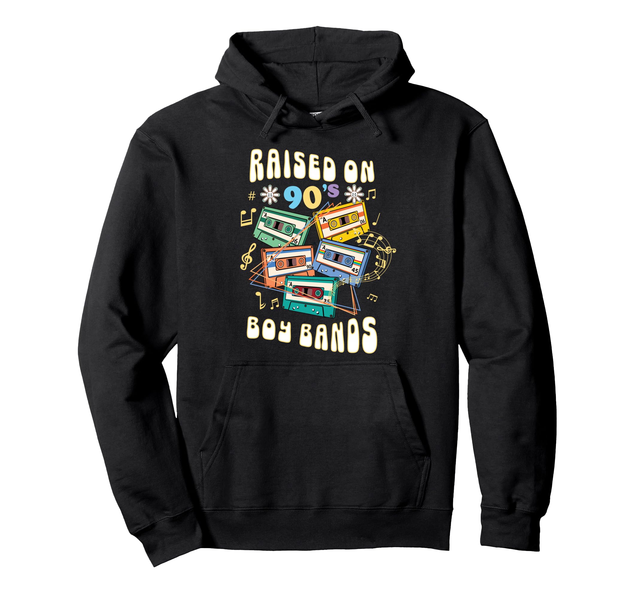 Growing Up Boybands Cassette Music Hoodie - Casual Everyday Wear Unisex - T-Shirt, Sweatshirt, Hoodie