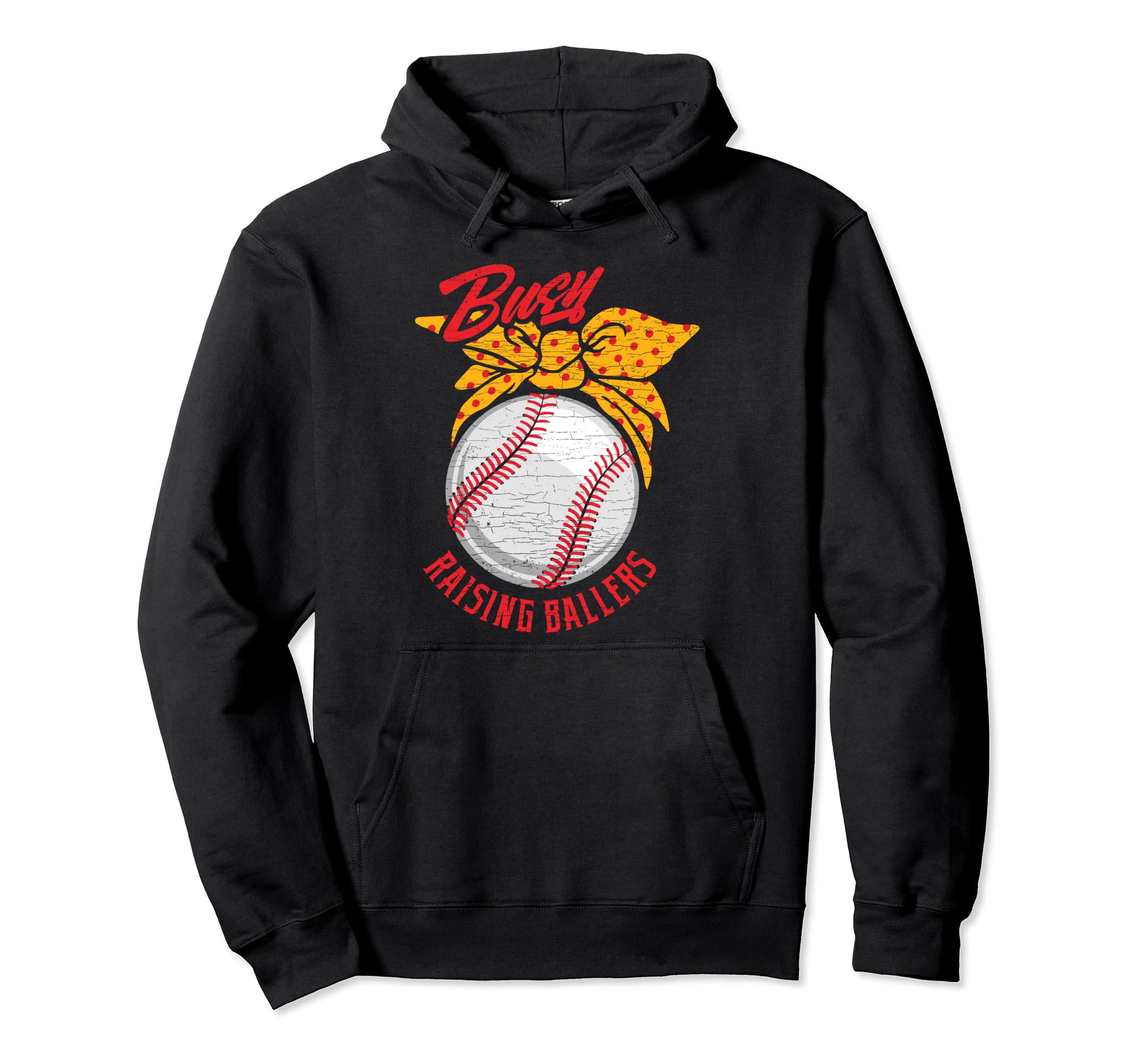Baseball Mom Softball Busy Raising Hoodie - Minimalist Print Men Women - T-Shirt, Sweatshirt, Hoodie