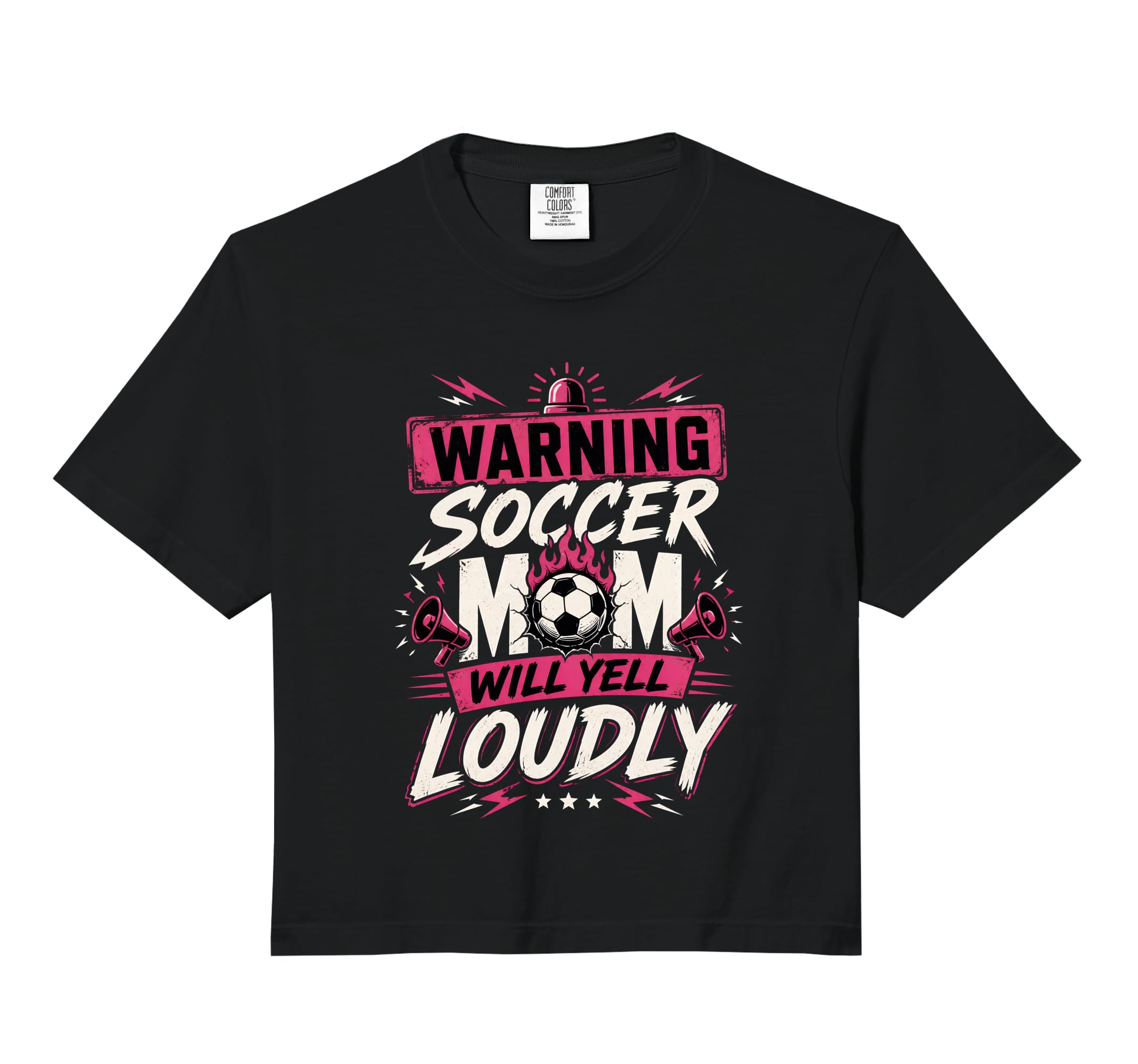 Warning This Soccer Mom Will Yell Sweatshirt - Unique Graphic Men Women - T-Shirt, Sweatshirt, Hoodie