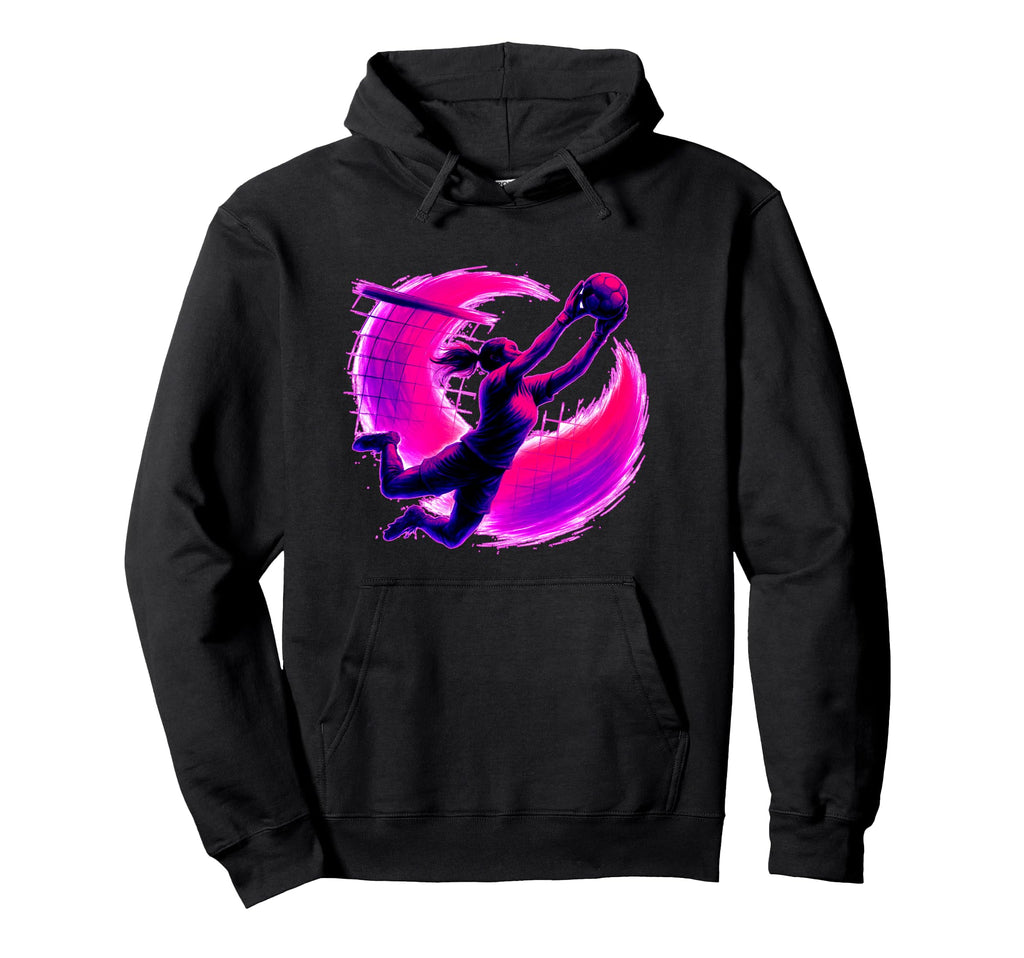 Soccer Goalkeeper Making Epic Mid Air Hoodie - Unique Graphic Men Women - T-Shirt, Sweatshirt, Hoodie