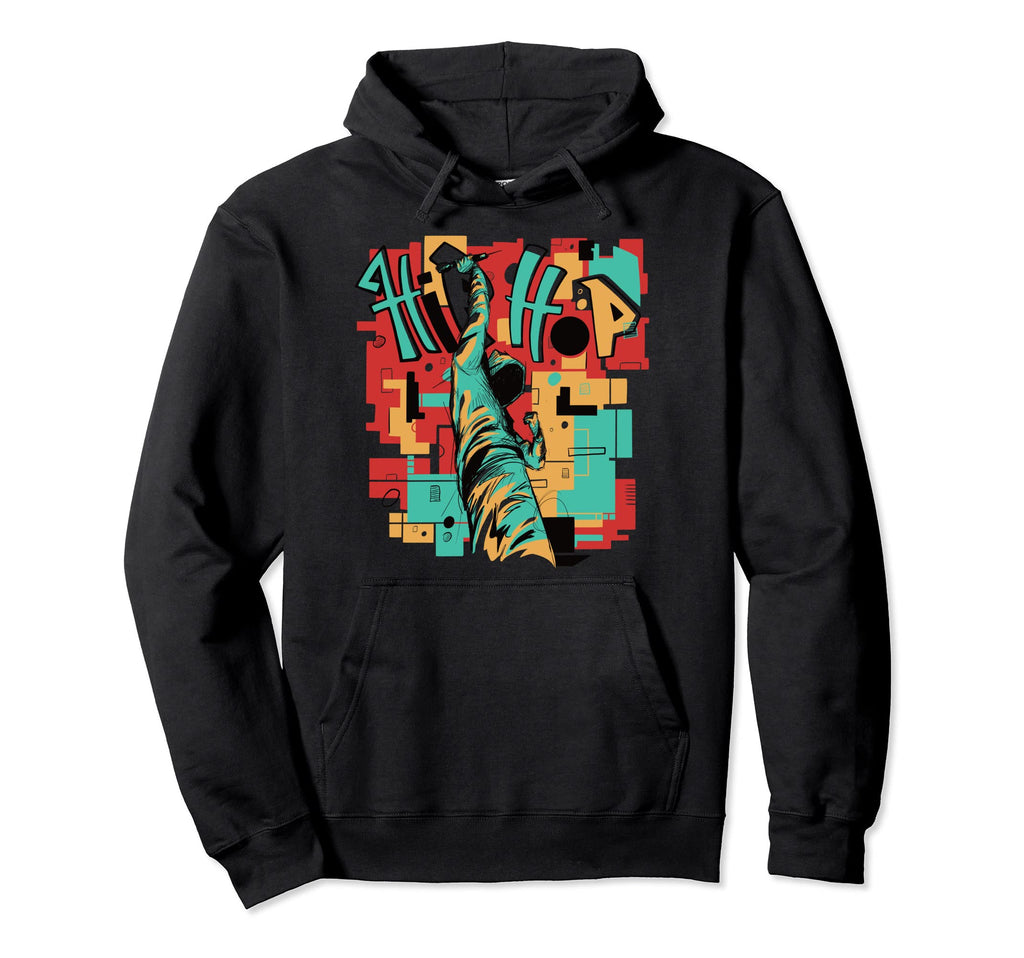 Hip Hop Old School Rapper Hoodie - Custom Art Print Unisex - T-Shirt, Sweatshirt, Hoodie