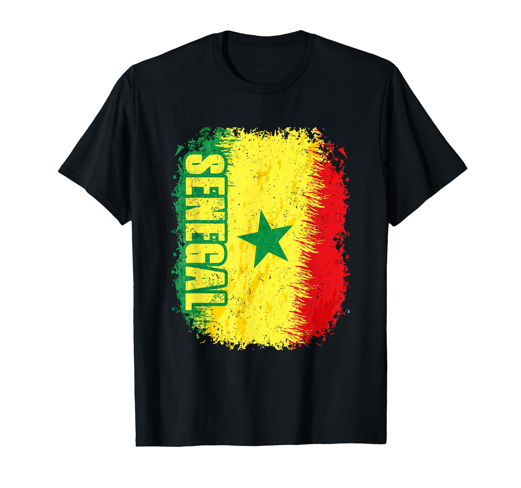 Senegal Flag Football Fan Soccer Team T-Shirt - Minimalist Print Men Women - T-Shirt, Sweatshirt, Hoodie