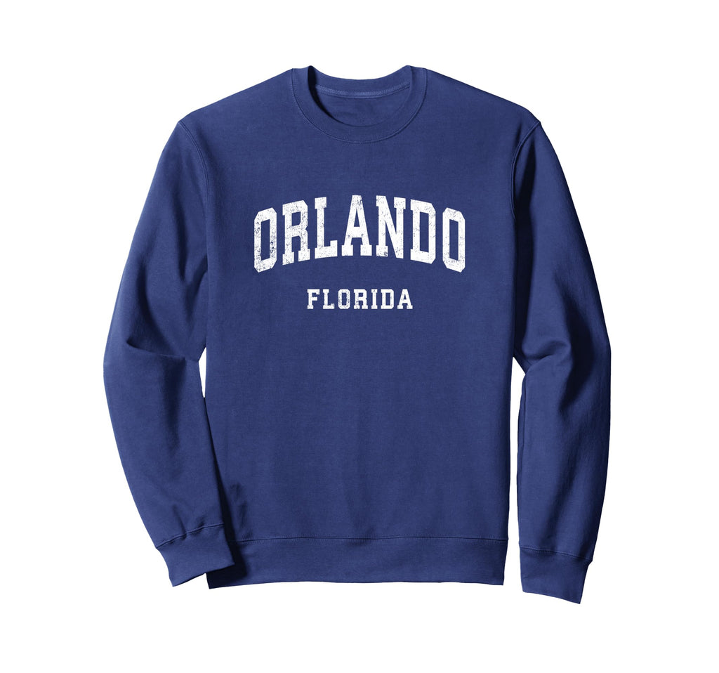 Orlando Florida Fl Athletic Sports Sweatshirt - Trendy Graphic Unisex - T-Shirt, Sweatshirt, Hoodie