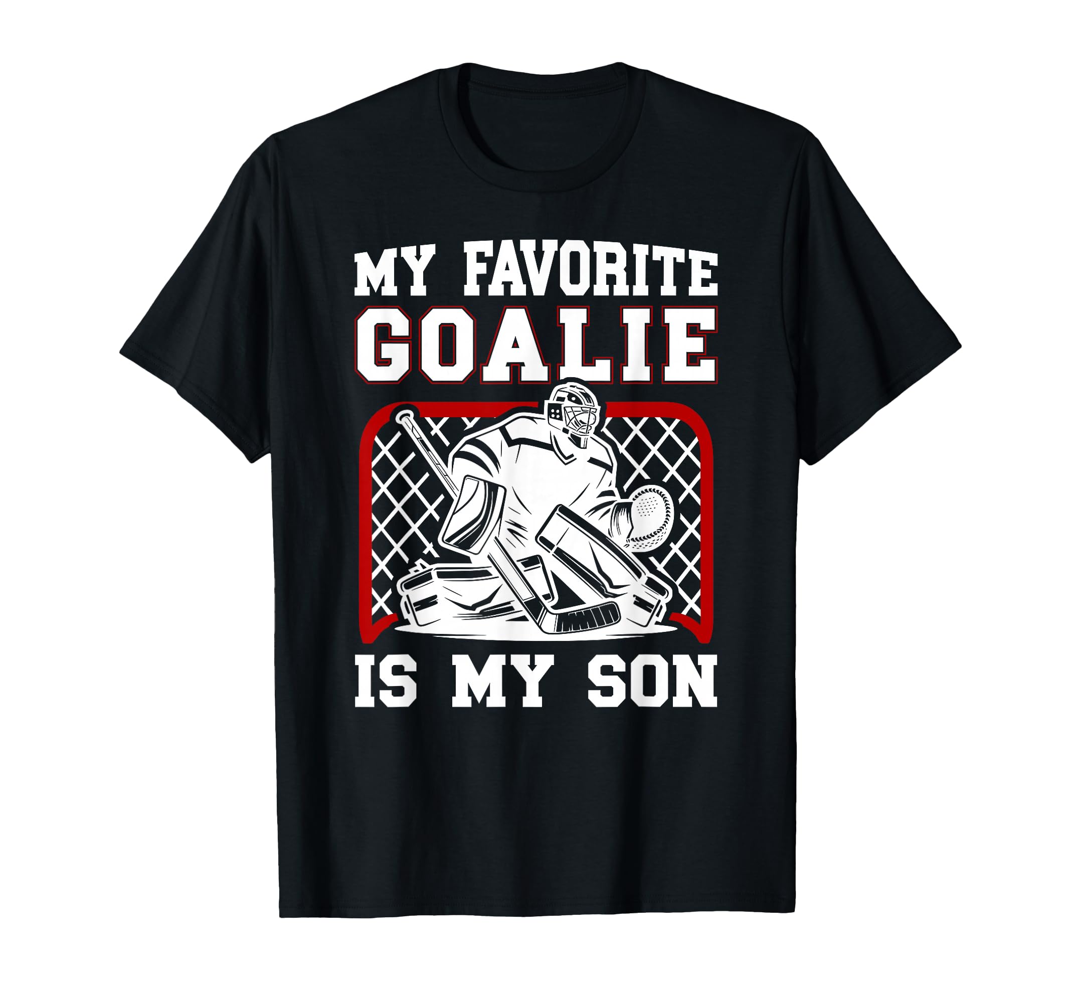 Proud Hockey Keeper Mom Ice Hockey T-Shirt - Fun Novelty Design Unisex - T-Shirt, Sweatshirt, Hoodie