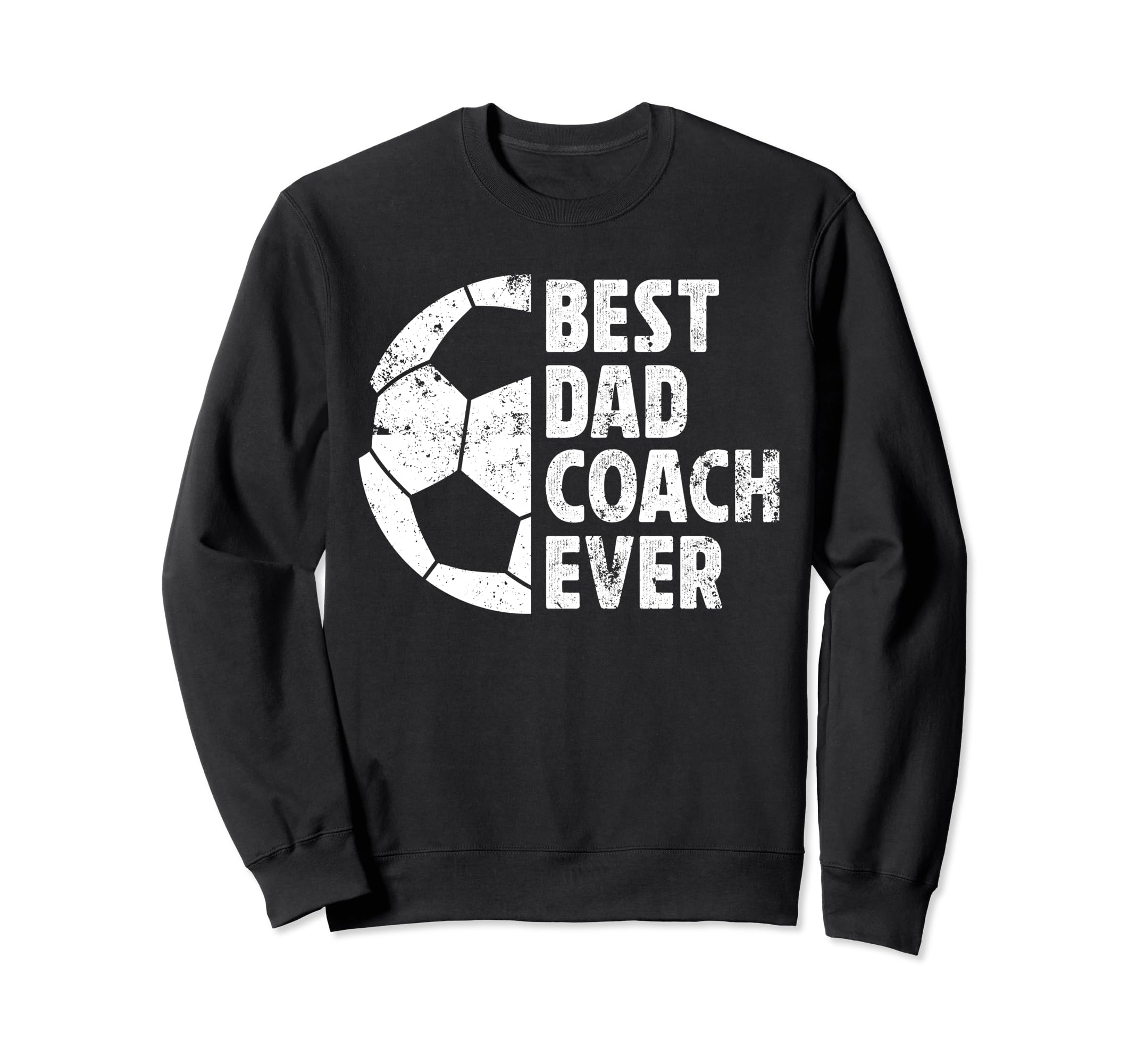 Best Dad Coach Ever Soccer Dad Soccer Sweatshirt - Minimalist Print Unisex - T-Shirt, Sweatshirt, Hoodie