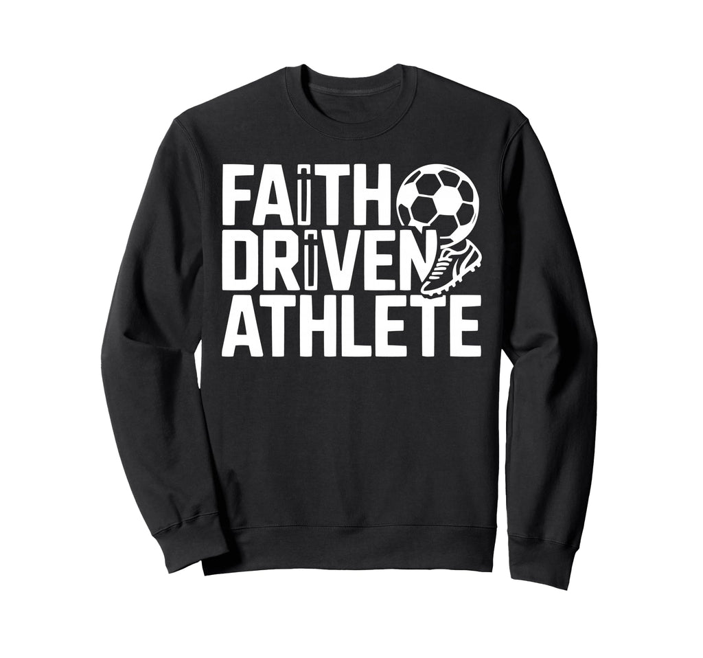 Christian Soccer Player Religious Sweatshirt - Custom Art Print Men Women - T-Shirt, Sweatshirt, Hoodie