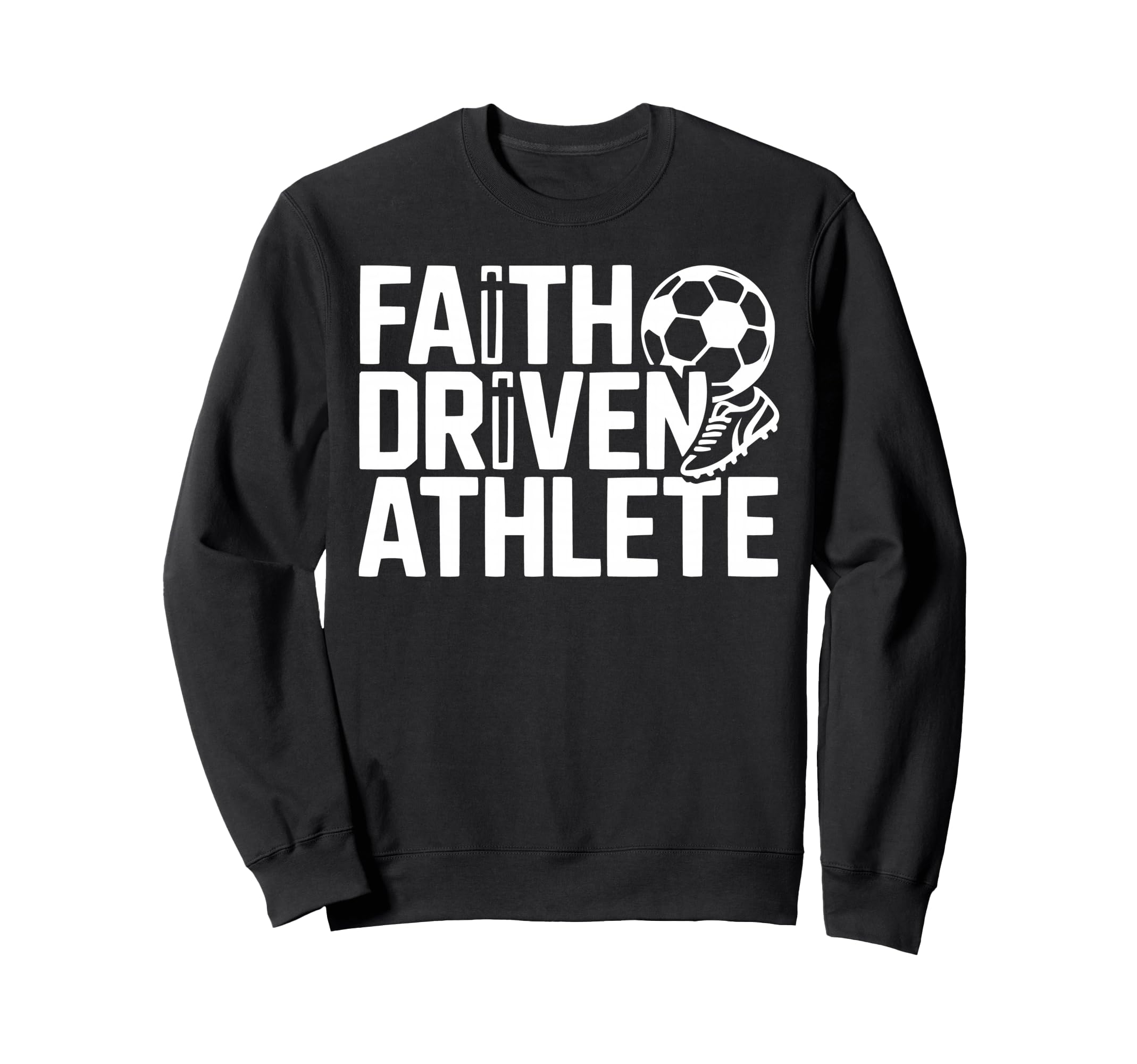 Christian Soccer Player Religious Sweatshirt - Custom Art Print Men Women - T-Shirt, Sweatshirt, Hoodie
