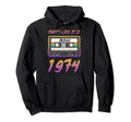 Party Like Its 1974 Disco Cassette Tape Hoodie - Trendy Graphic for Adults - T-Shirt, Sweatshirt, Hoodie