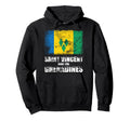 Saint Vincent And Grenadines Flag Vincy Hoodie - Streetwear Style Men Women - T-Shirt, Sweatshirt, Hoodie