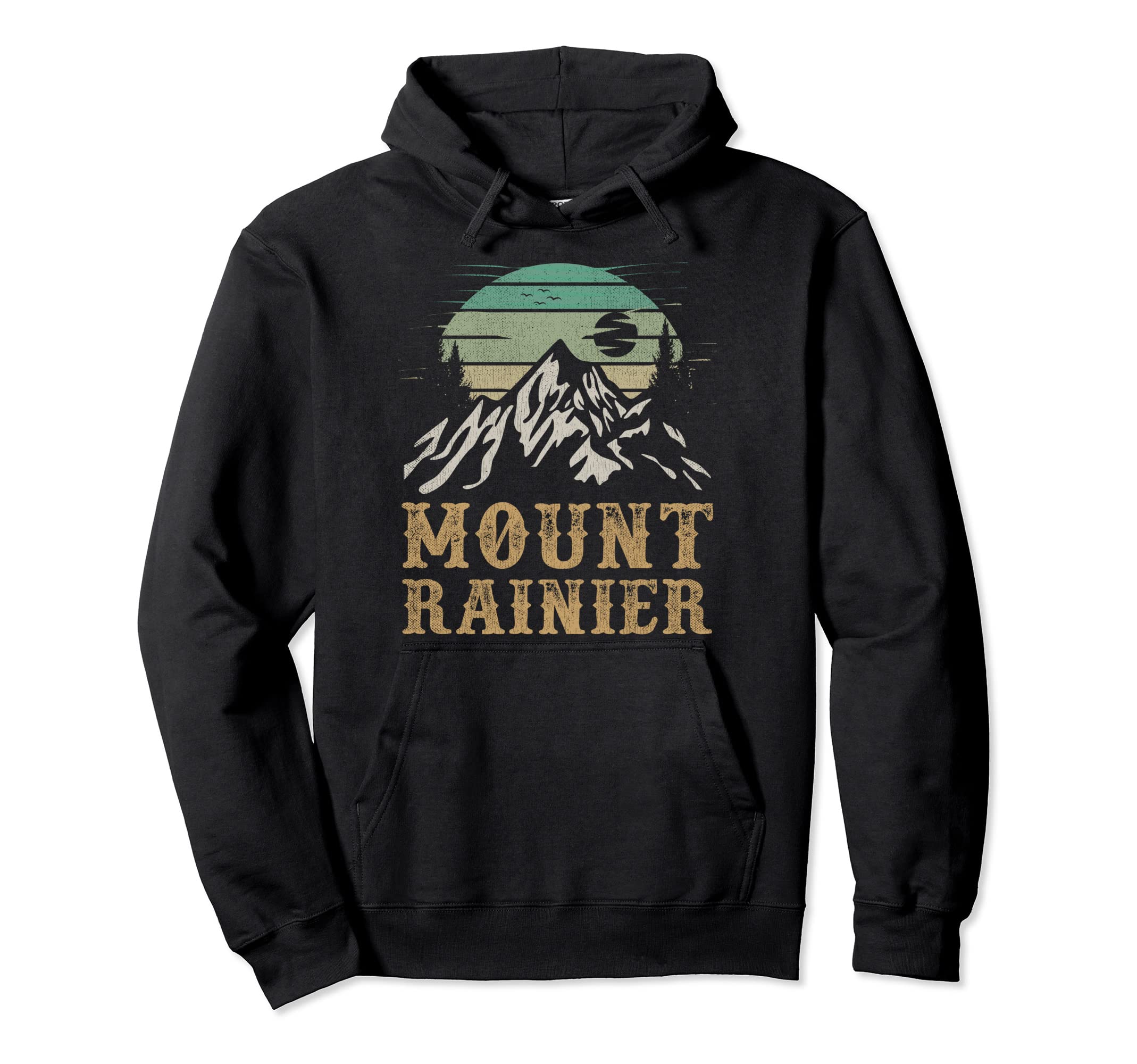 Mount Rainier National Park Hiking Mt Hoodie - Minimalist Print Unisex - T-Shirt, Sweatshirt, Hoodie