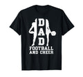 Football And Cheer Dad Cheerleader And T-Shirt - Custom Art Print Unisex - T-Shirt, Sweatshirt, Hoodie