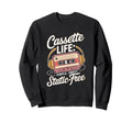 Cassette Life Simple Sweet Static Sweatshirt - Graphic Print Men Women - T-Shirt, Sweatshirt, Hoodie