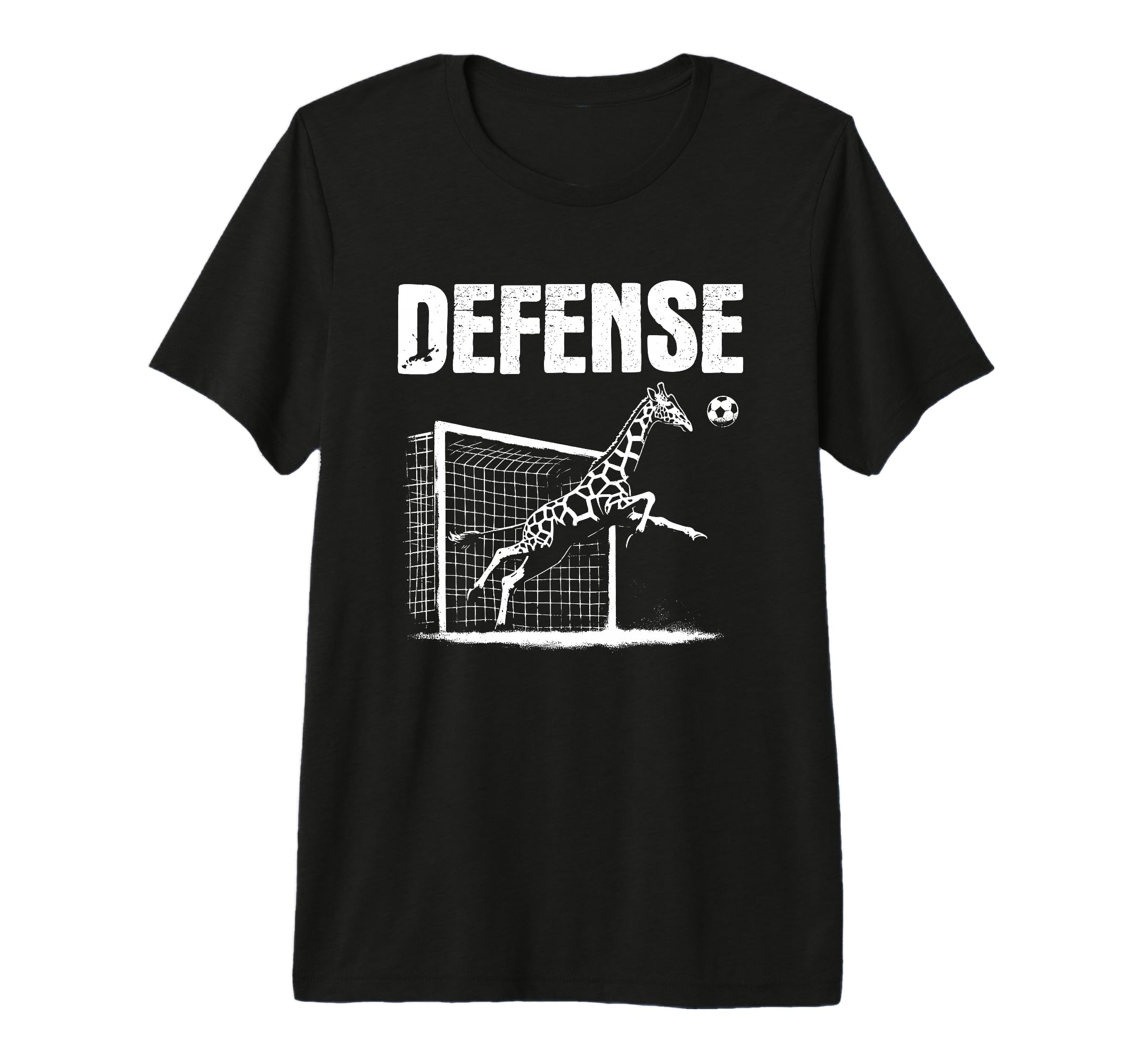 Giraffe Goalie Soccer Goalkeeper T-Shirt - Novelty Apparel for Adults - T-Shirt, Sweatshirt, Hoodie
