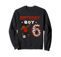 Dabbing 6 Year Old Soccer Player Sweatshirt - Minimalist Print Men Women - T-Shirt, Sweatshirt, Hoodie
