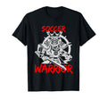Soccer Warrior Player Champion Team T-Shirt - Minimalist Print Men Women - T-Shirt, Sweatshirt, Hoodie