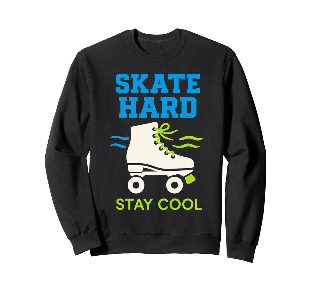 Roller Rink Crew Skate Disco Vibes Sweatshirt - Aesthetic Graphic Unisex - T-Shirt, Sweatshirt, Hoodie