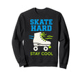 Roller Rink Crew Skate Disco Vibes Sweatshirt - Aesthetic Graphic Unisex - T-Shirt, Sweatshirt, Hoodie