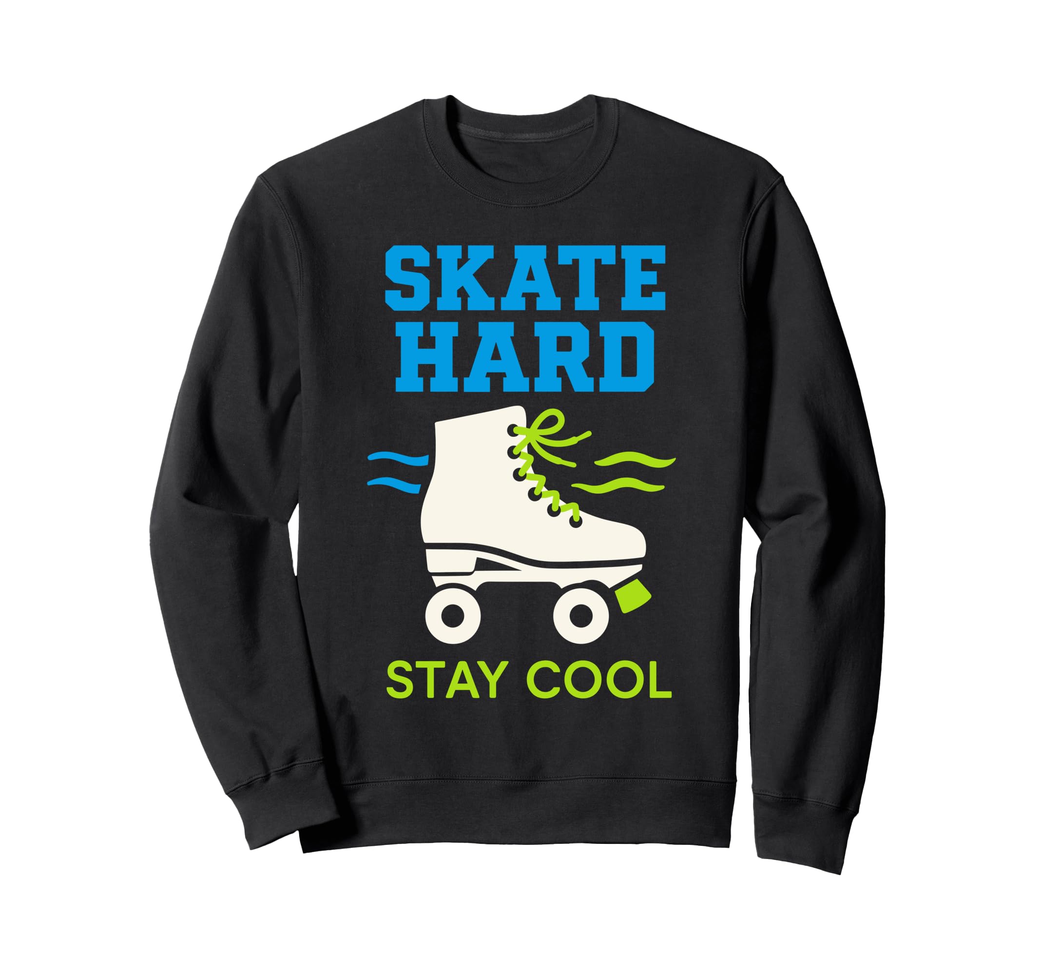 Roller Rink Crew Skate Disco Vibes Sweatshirt - Aesthetic Graphic Unisex - T-Shirt, Sweatshirt, Hoodie
